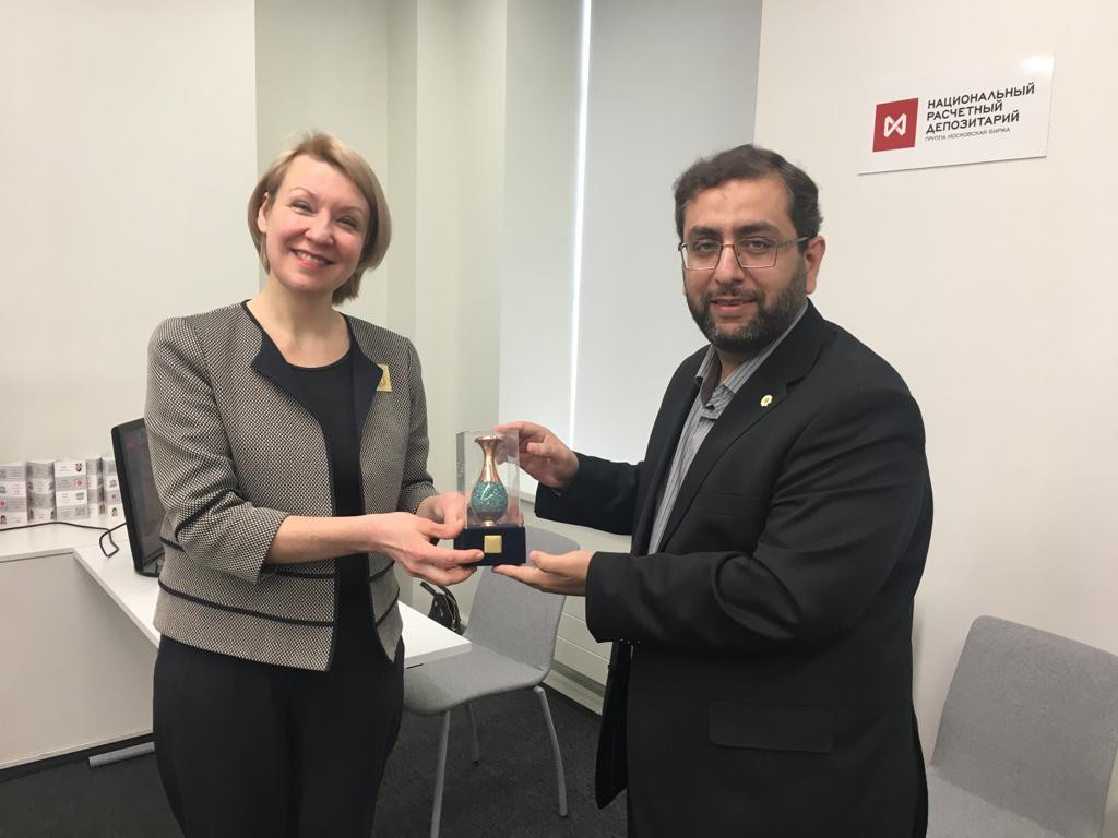 CSDI Chairman, Dr. Mohammad Sajjad Siahkarzadeh & NSD First Deputy Chairwoman, Maria Krasnova